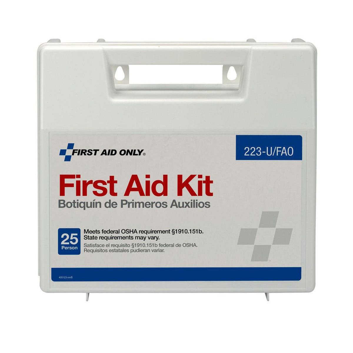 First Aid Only 106-Piece First Aid Kit for 25 People, Plastic Case - 223-U/FAO-Single - LL Medico