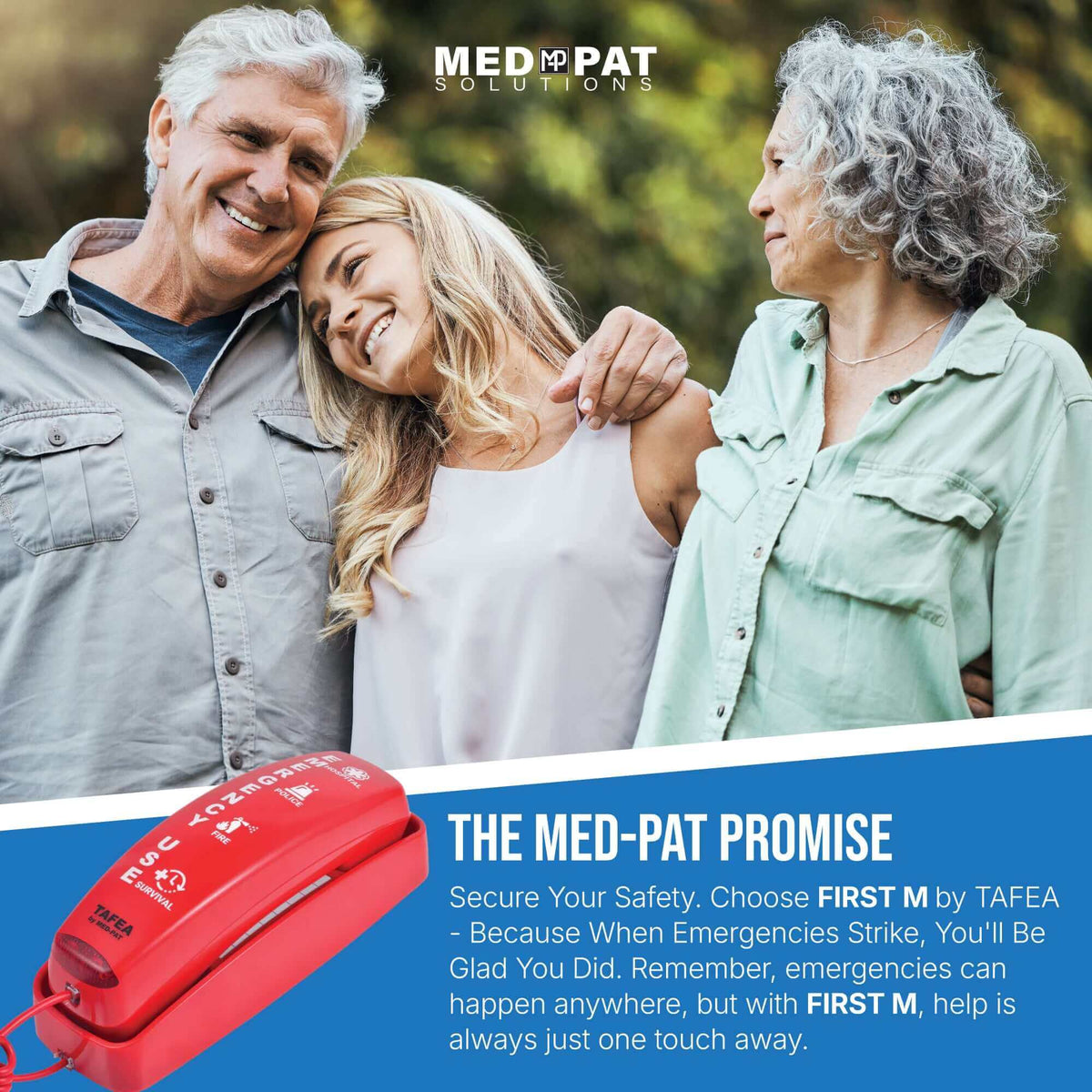 FIRST by TAFEA Lift-to-Call 911 Emergency Phone - FIRST - LL Medico
