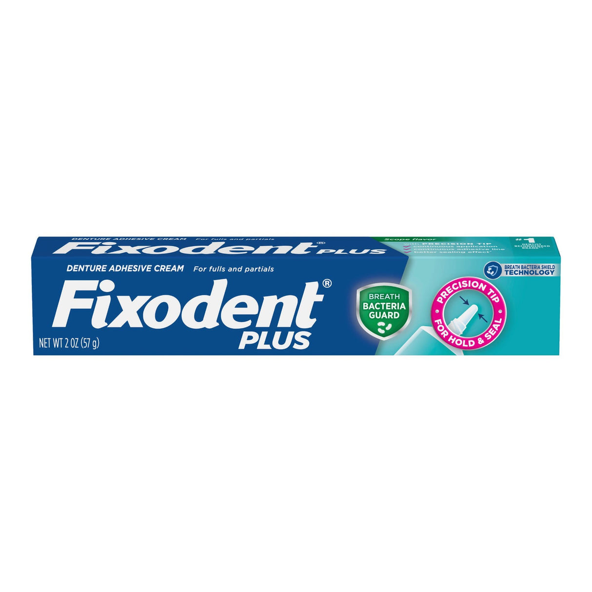 Fixodent Plus Denture Adhesive Cream Breath Bacteria Guard - 03700096070-Single - LL Medico