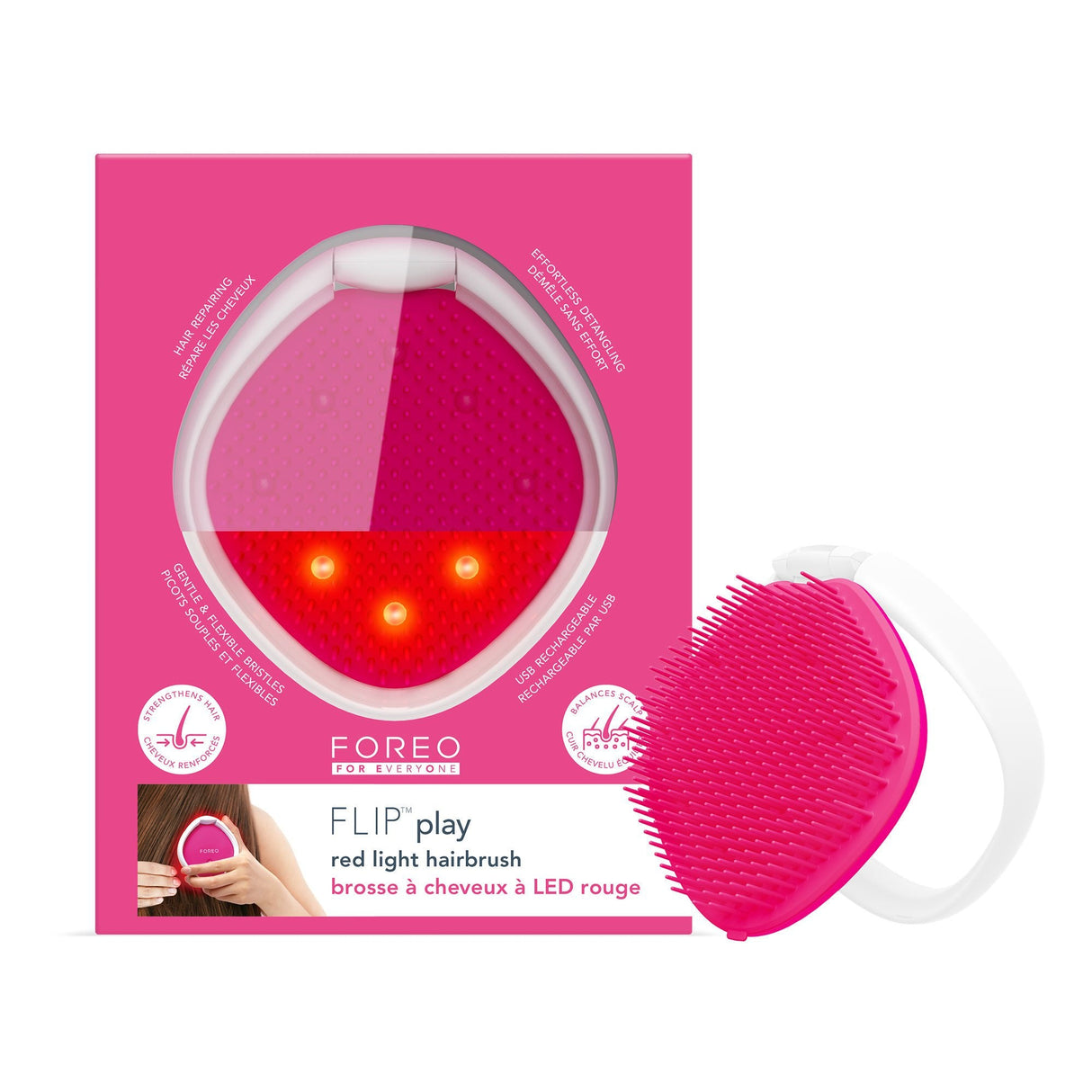 FLIP play Hairbrush - F3096-Single - LL Medico
