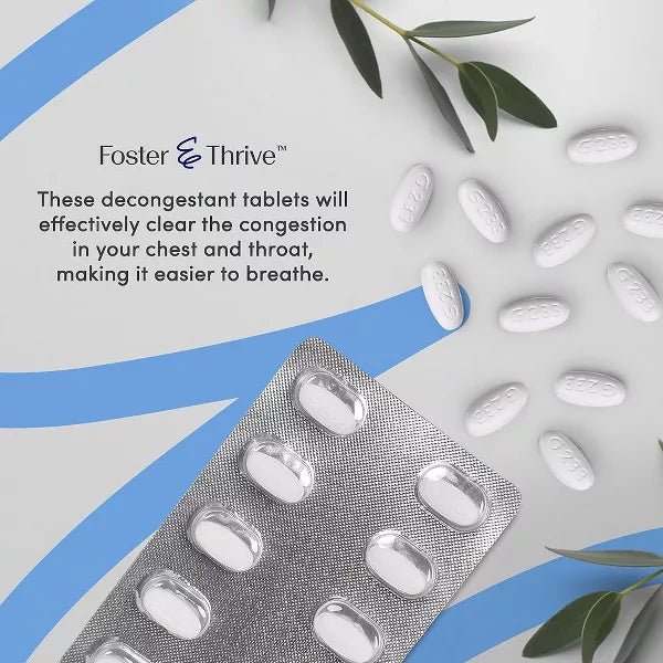 Foster & Thrive Chest Congestion Relief PE Tablets, 50 ct - 70677105601 - LL Medico