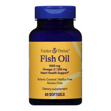 Foster & Thrive Omega - 3 Fish Oil Supplement, 1000 mg, 60 soft gels - 01093995738 - LL Medico