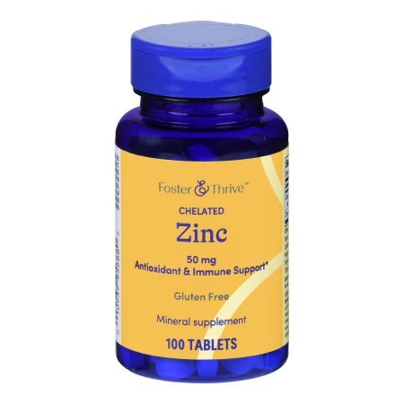 Foster & Thrive Zinc Gluconate Mineral Supplement, 50 mg - 01093995688 - LL Medico