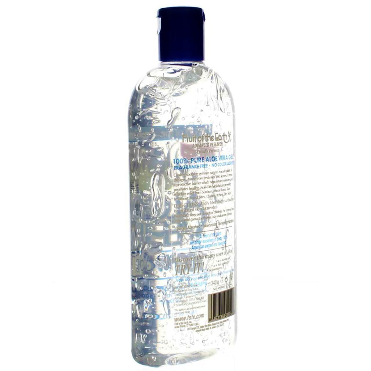 Fruit of the Earth Aloe Vera 100% Gel, Unscented - 07166100136-Single - LL Medico