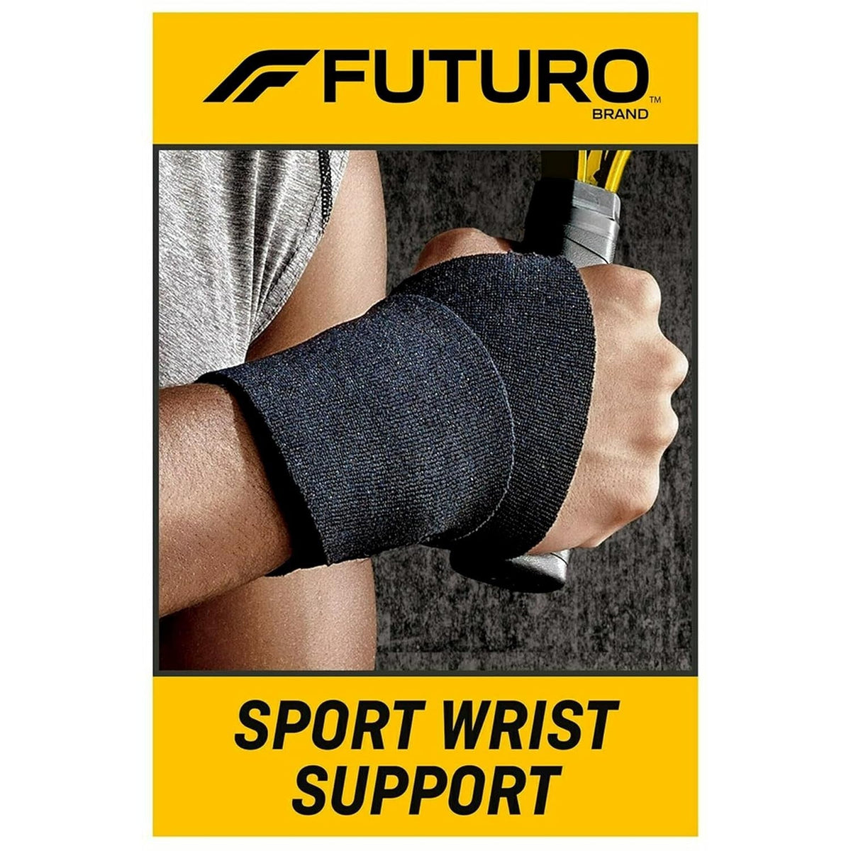 Futuro Sport Adjustable Wrist Support, Black, One Size Fits Most - 09033ENR-Single - LL Medico