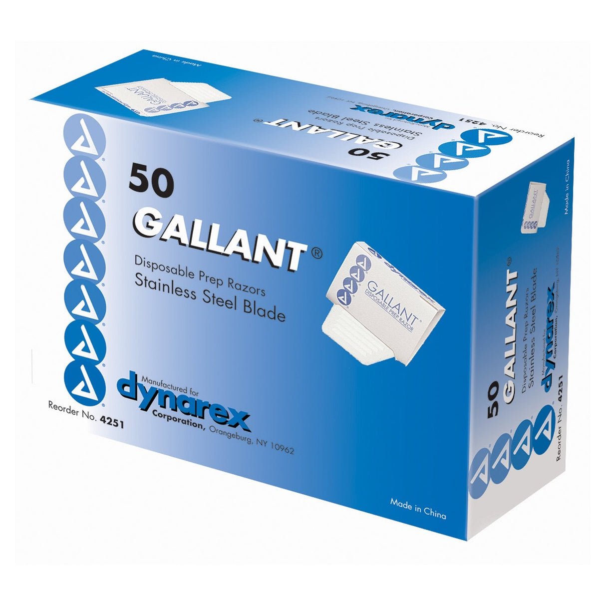 Gallant Surgical Prep Razor - 4251-Box - LL Medico