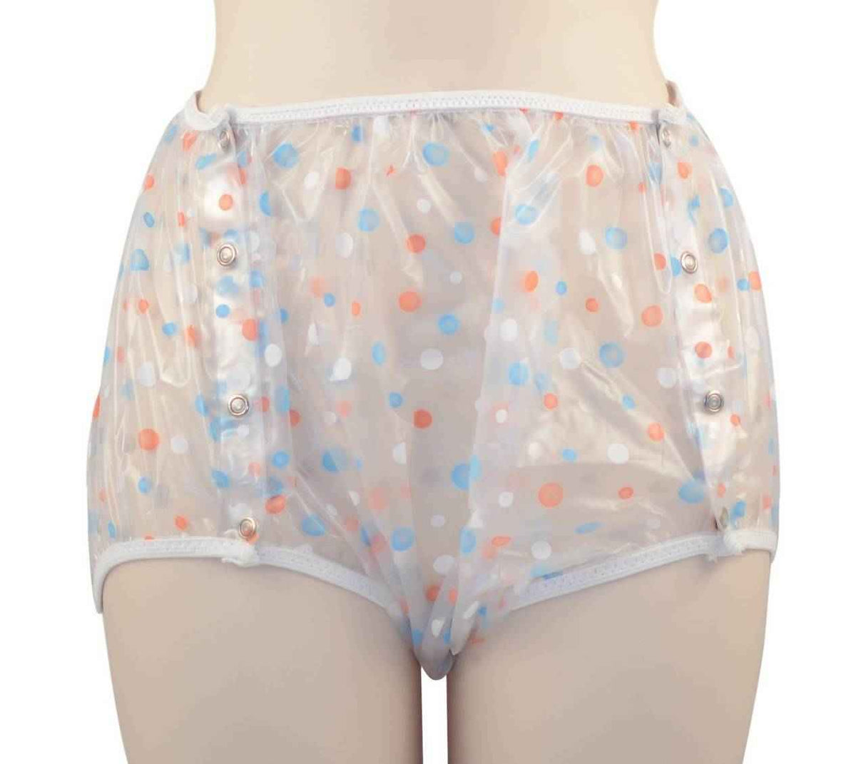 Gary Snap - On Plastic Pant - Clearance - Snap-On-Pink-Carousel-3XS - LL Medico