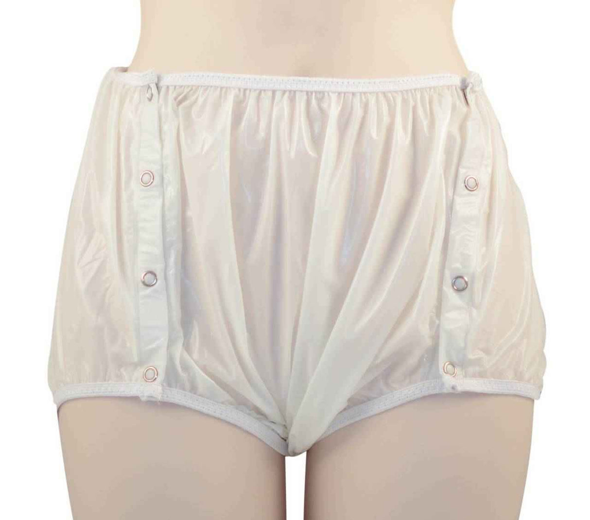 Gary Snap - On Plastic Pants - Snap-On-Milky-White-XS - LL Medico