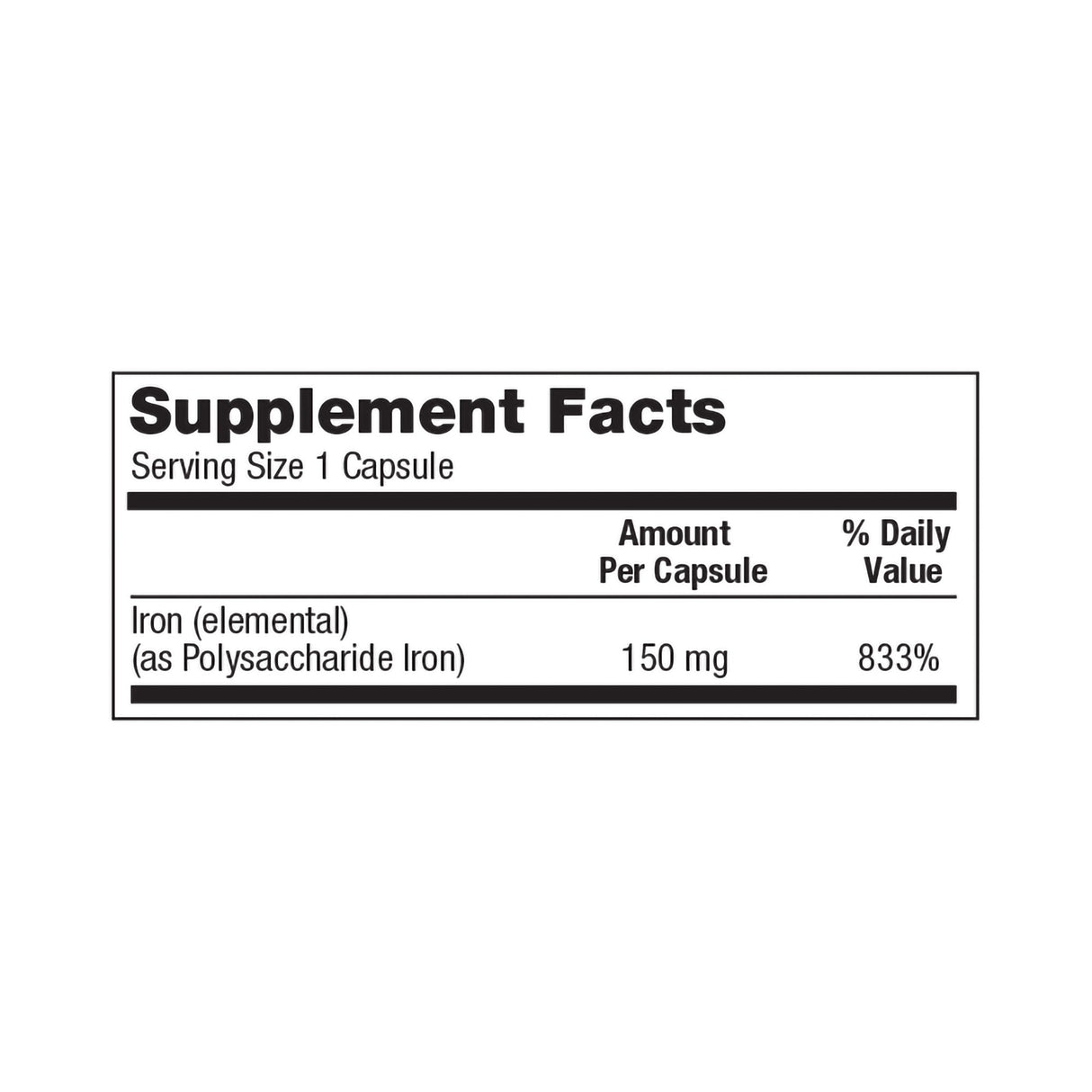 Geri - Care Ferric X - 150 Iron Supplement, 150 mg - 777-01-GCP-Single - LL Medico