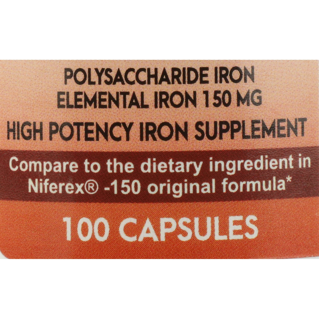 Geri - Care Ferric X - 150 Iron Supplement, 150 mg - 777-01-GCP-Single - LL Medico