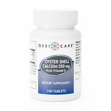 Geri - Care Joint Health Supplement, Oyster Shell Calcium plus Vitamin D, 250 mg - 731-01-GCP - LL Medico