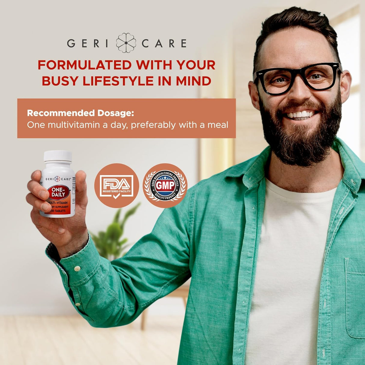 Geri - Care One - Daily Multivitamins - 501-01-GCP - LL Medico