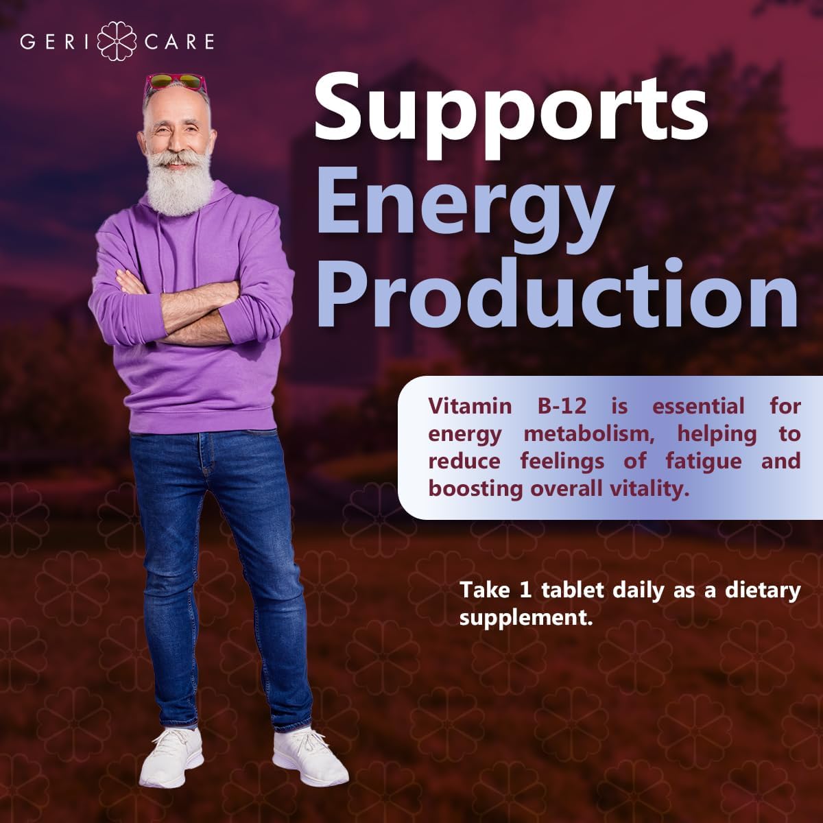 Geri - Care Vitamin B - 12 Supplement, 1000 mcg - 896-01-GCP-Single - LL Medico