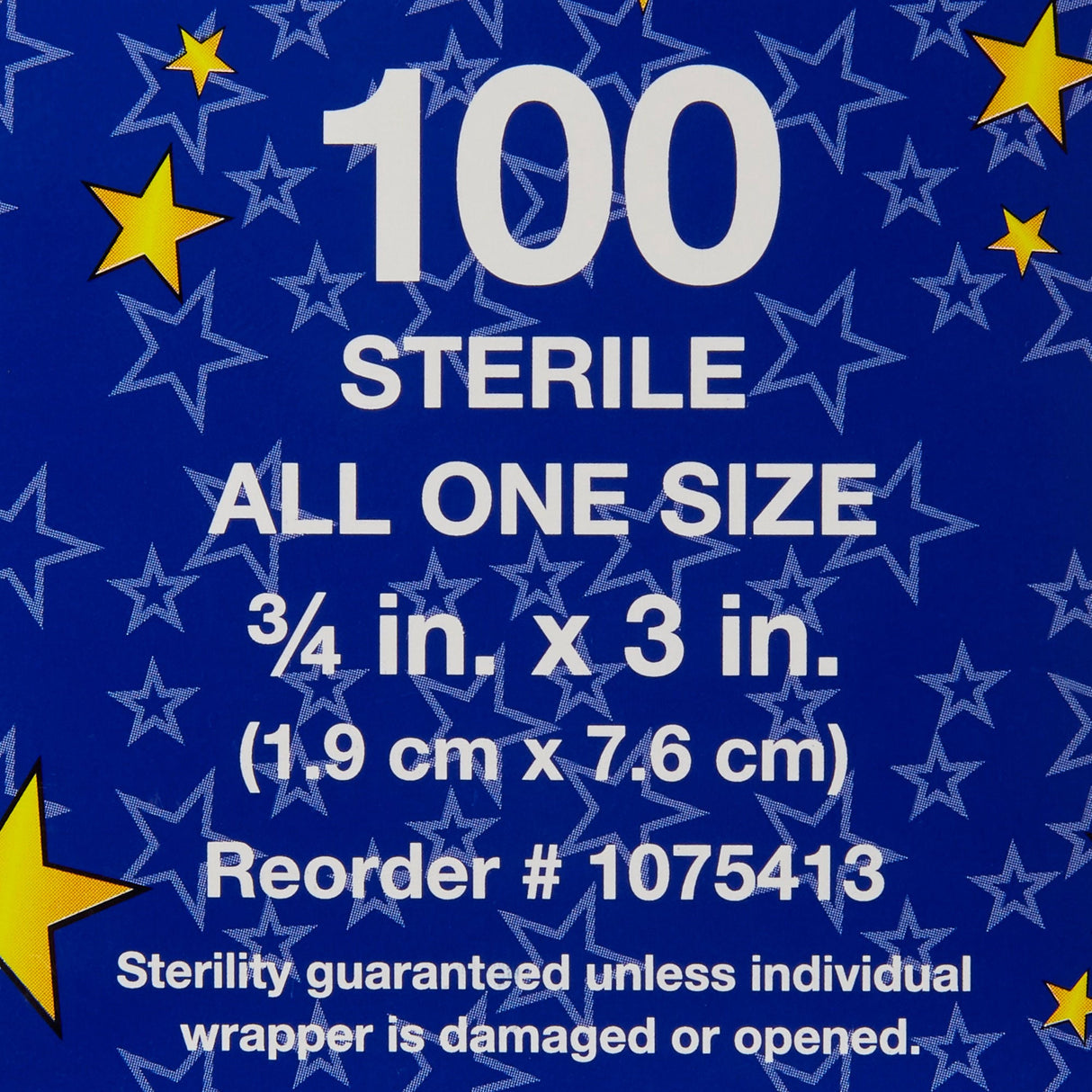 Glitter Stat Strip Design Adhesive Strip, ¾ x 3 Inch