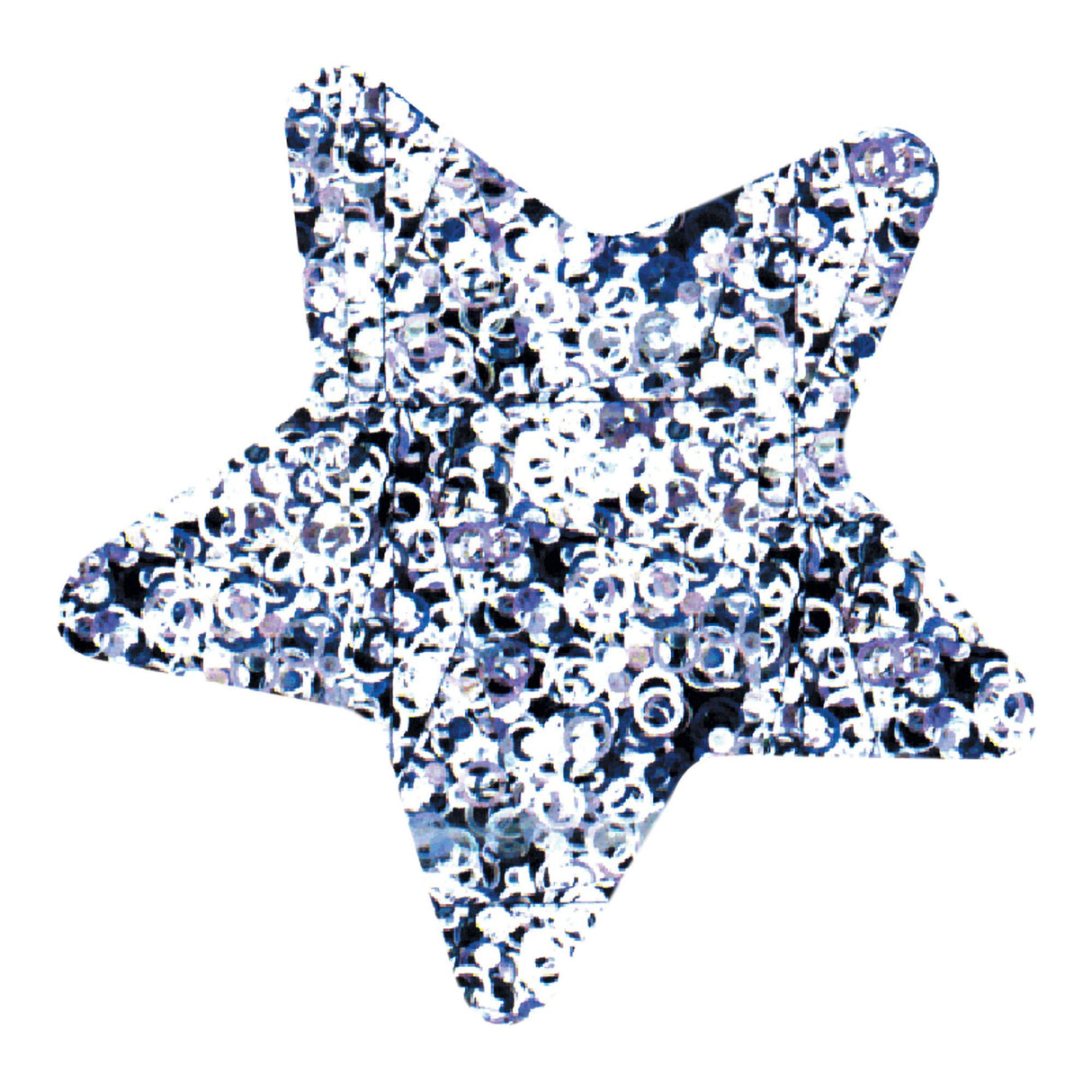 Glitter Stat Strip Kid Design (Glitter Stars and Stripes) Adhesive Strip
