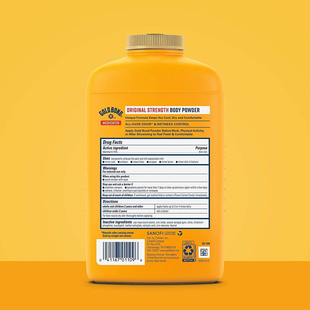 Gold Bond Original Strength Medicated Body Powder - 04116701109-Single - LL Medico