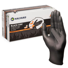 Halyard Black-Fire Powder-Free Nitrile Exam Gloves - 44757-Case - LL Medico
