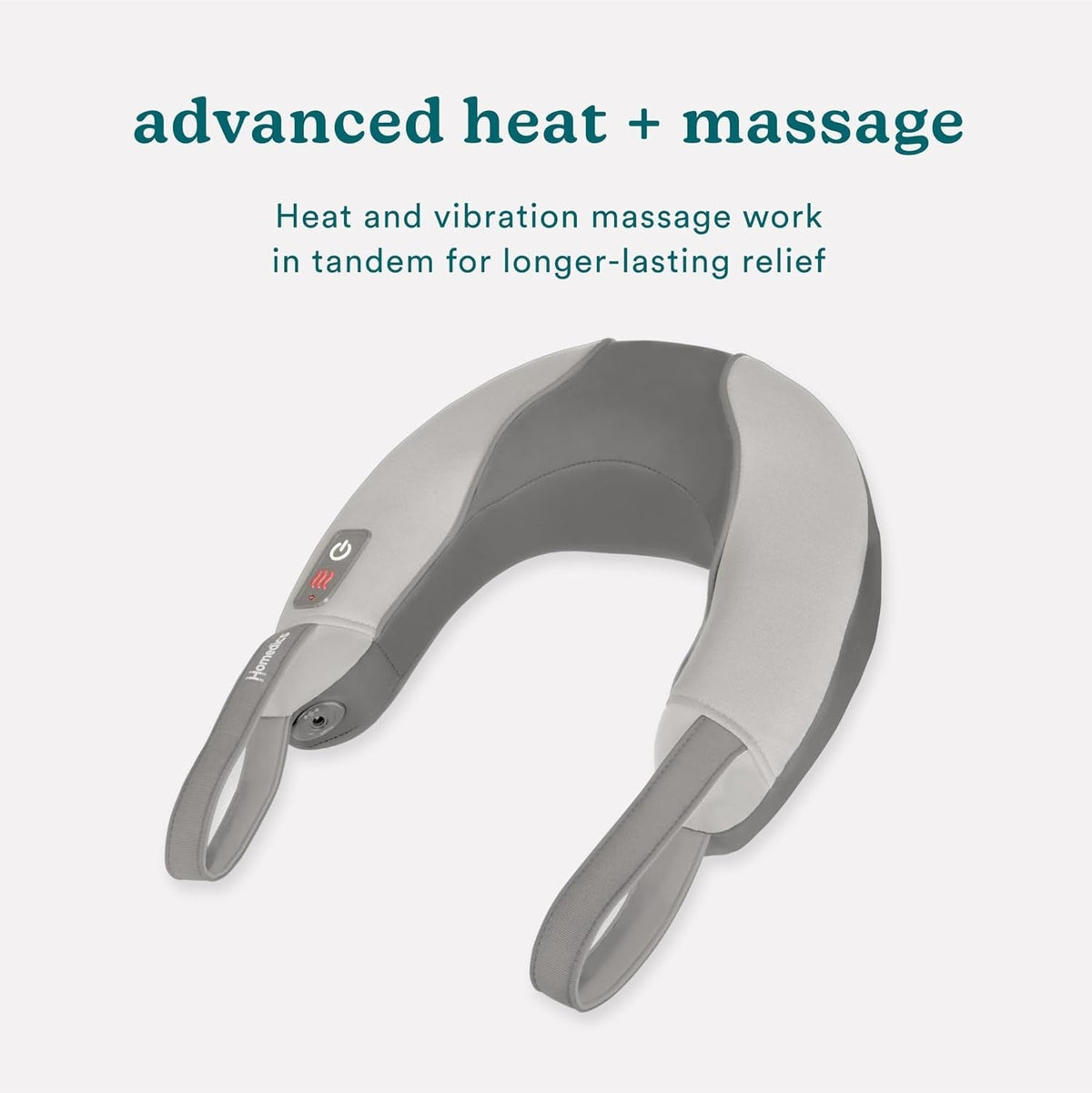 HoMedics Pro Therapy Hand-Held Neck Massager with Heat - NMSQ-217HJ-TN-Single - LL Medico