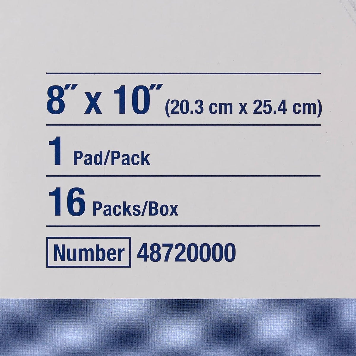 Hartmann Sorbalux ABD Sterile Abdominal Pad, 8" x 10", One-Ply - 48720000-Box - LL Medico