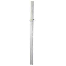 Health o meter Height Measuring Rod, Aluminum, Wall Mount - PORTROD-Single - LL Medico