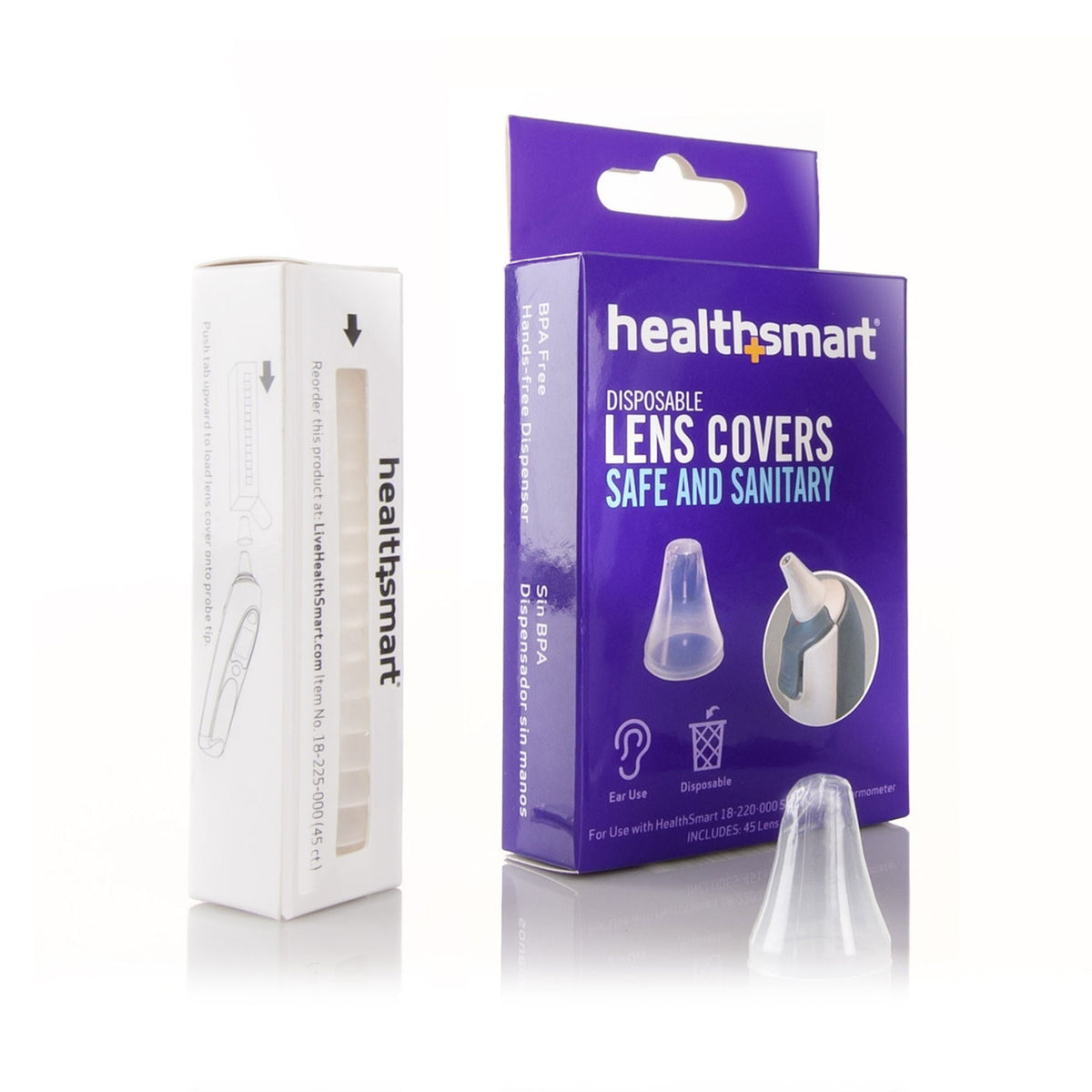 HealthSmart Ear Thermometer Probe Covers, 45 Count - 18-225-000-Box - LL Medico