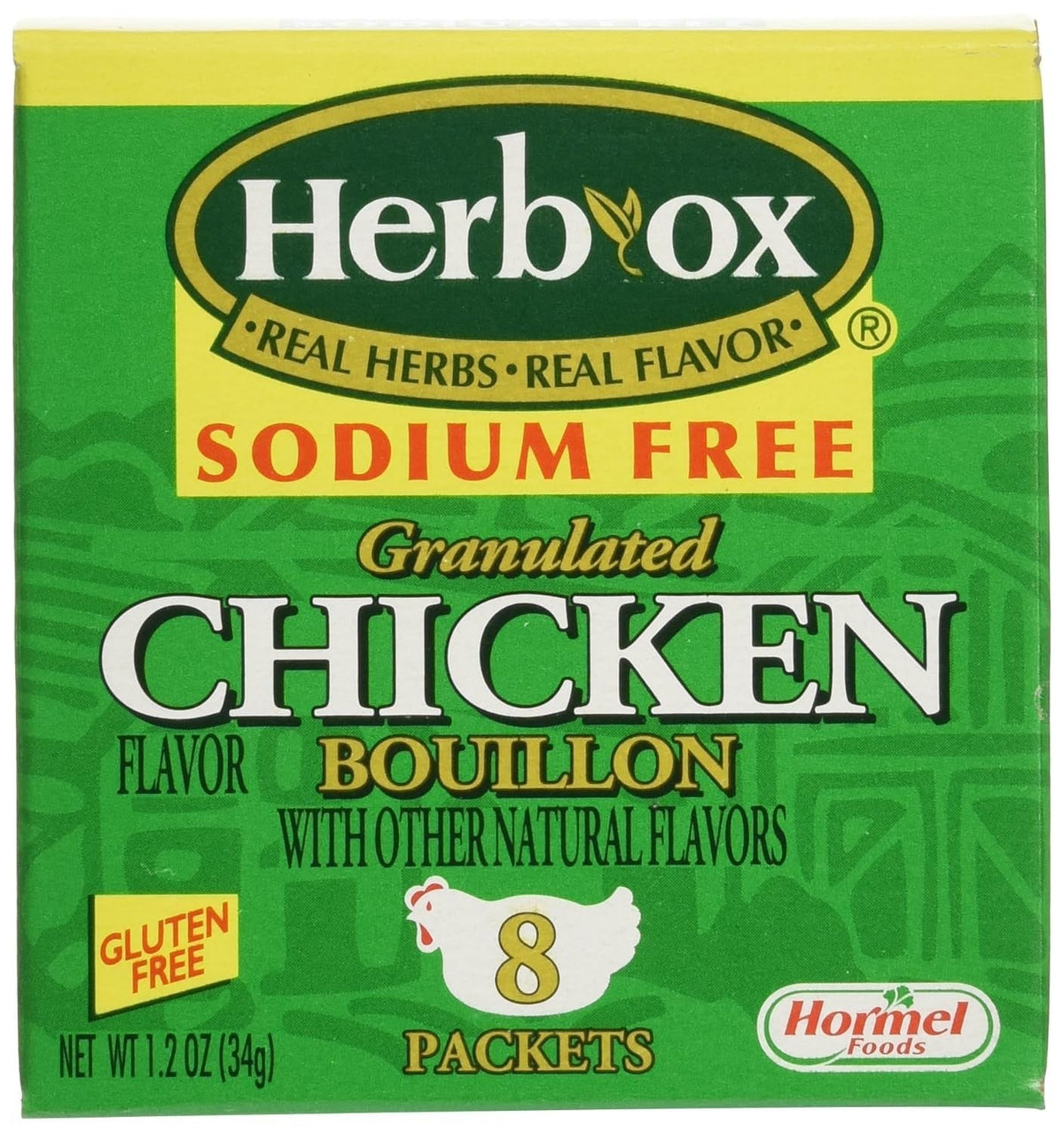 Herb-Ox Sodium Free Chicken Bouillon, 8 oz Packet - 36087-Box - LL Medico