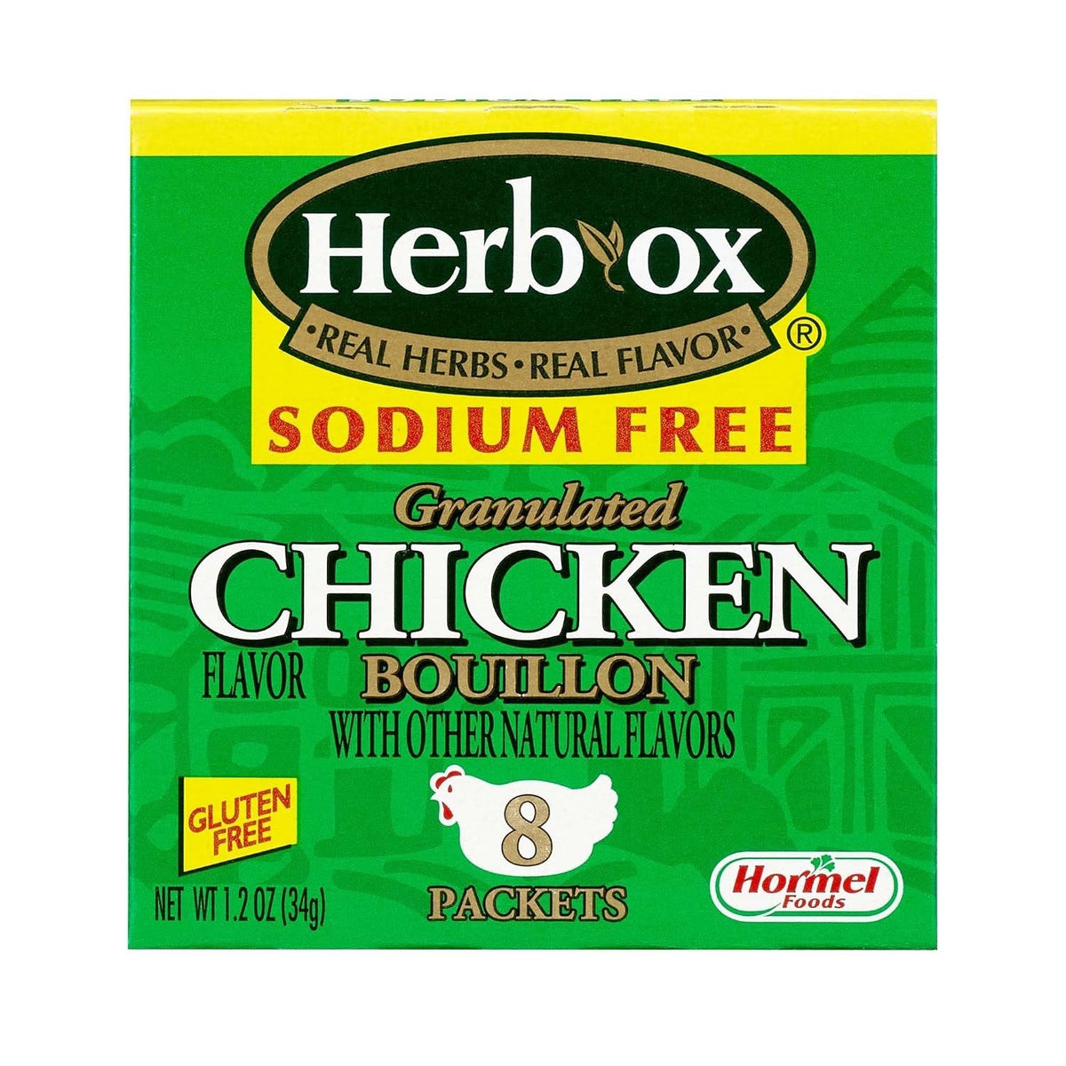 Herb-Ox Sodium Free Chicken Bouillon, 8 oz Packet - 36087-Box - LL Medico