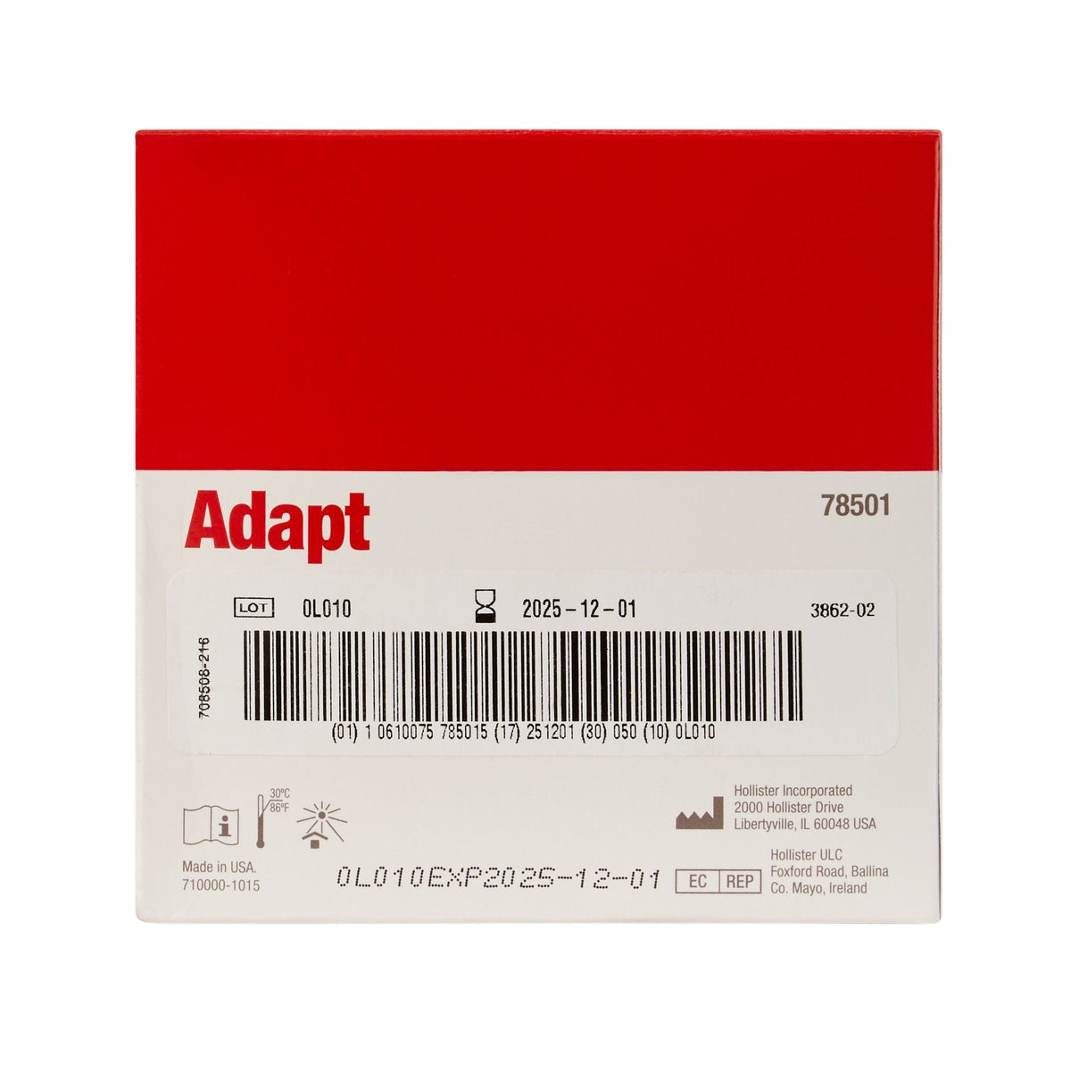 Hollister Adapt Lubricating Deodorant Packet, 8 mL - 78501-Single - LL Medico