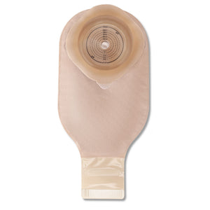 Hollister CeraPlus One-Piece Drainable Pouch, Soft Convex, Cut-to-Fit Up to 2 1/8", Beige, 12", with Filter, Box of 5 - 8195111-Box - LL Medico