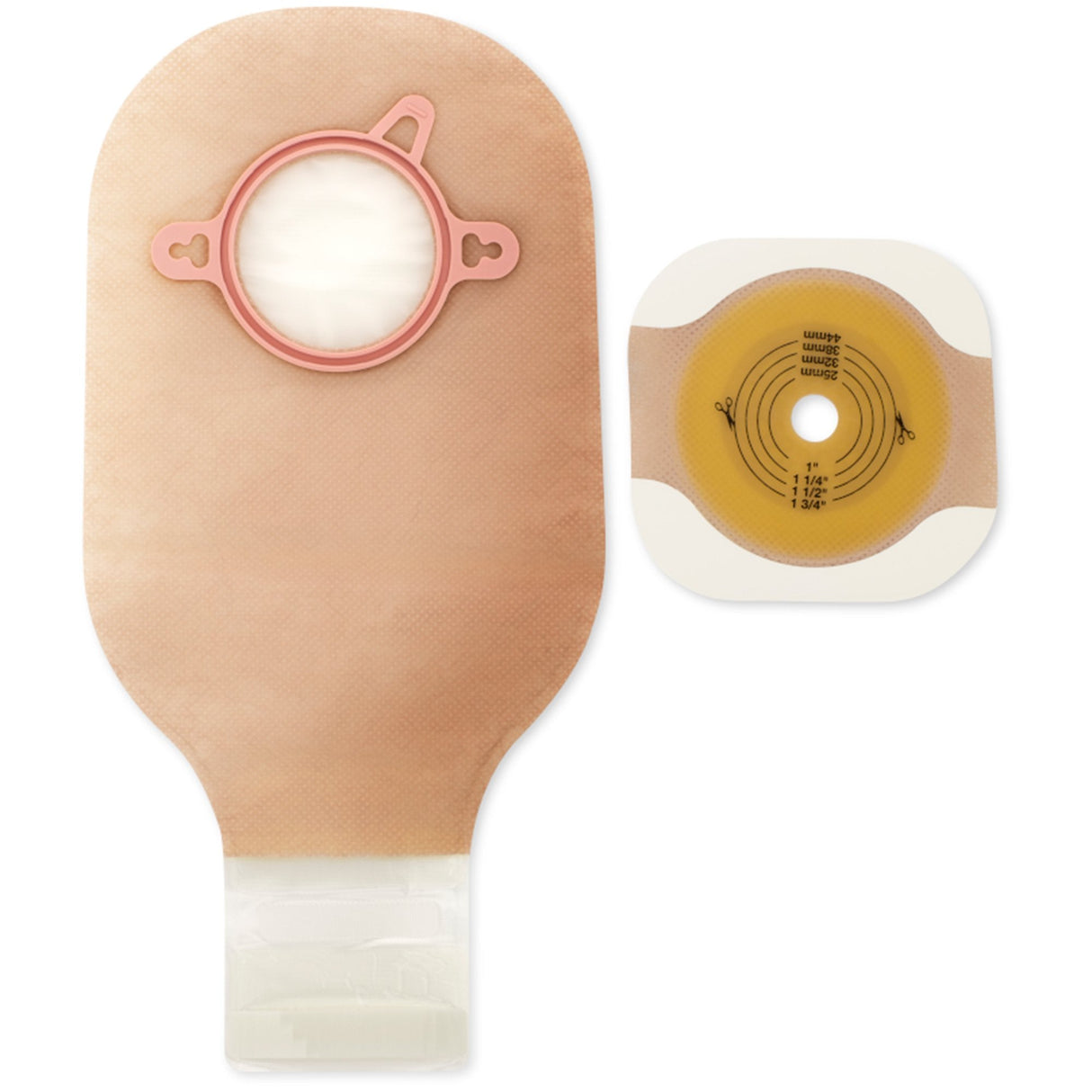 Hollister New Image Two-Piece Colostomy Pouch, Drainable, Ultra-Clear, 12-Inch - 19603-Box - LL Medico