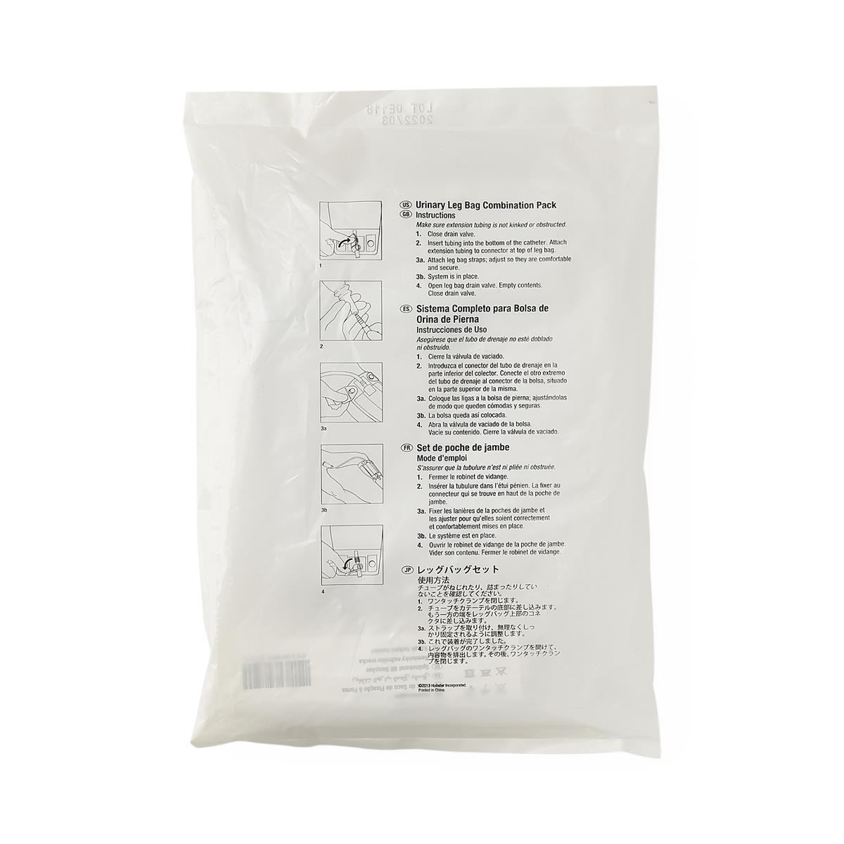 Hollister Urinary Leg Bag Combination Pack, 900 mL - 9349-Single - LL Medico