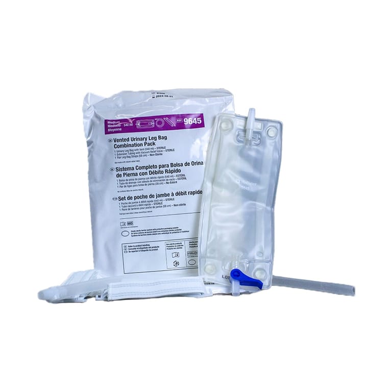 Hollister Vented Urinary Leg Bag Kit - 9655-Single - LL Medico