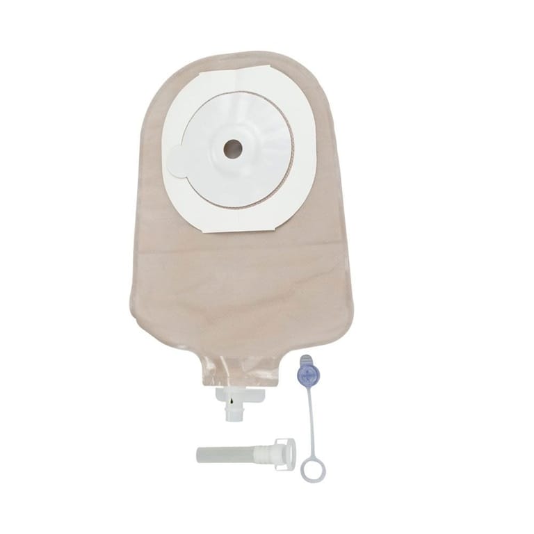 Hollister Premier One-Piece Urostomy Pouch, Convex, Pre-Cut, Transparent, 9-Inch - 8486-Box - LL Medico