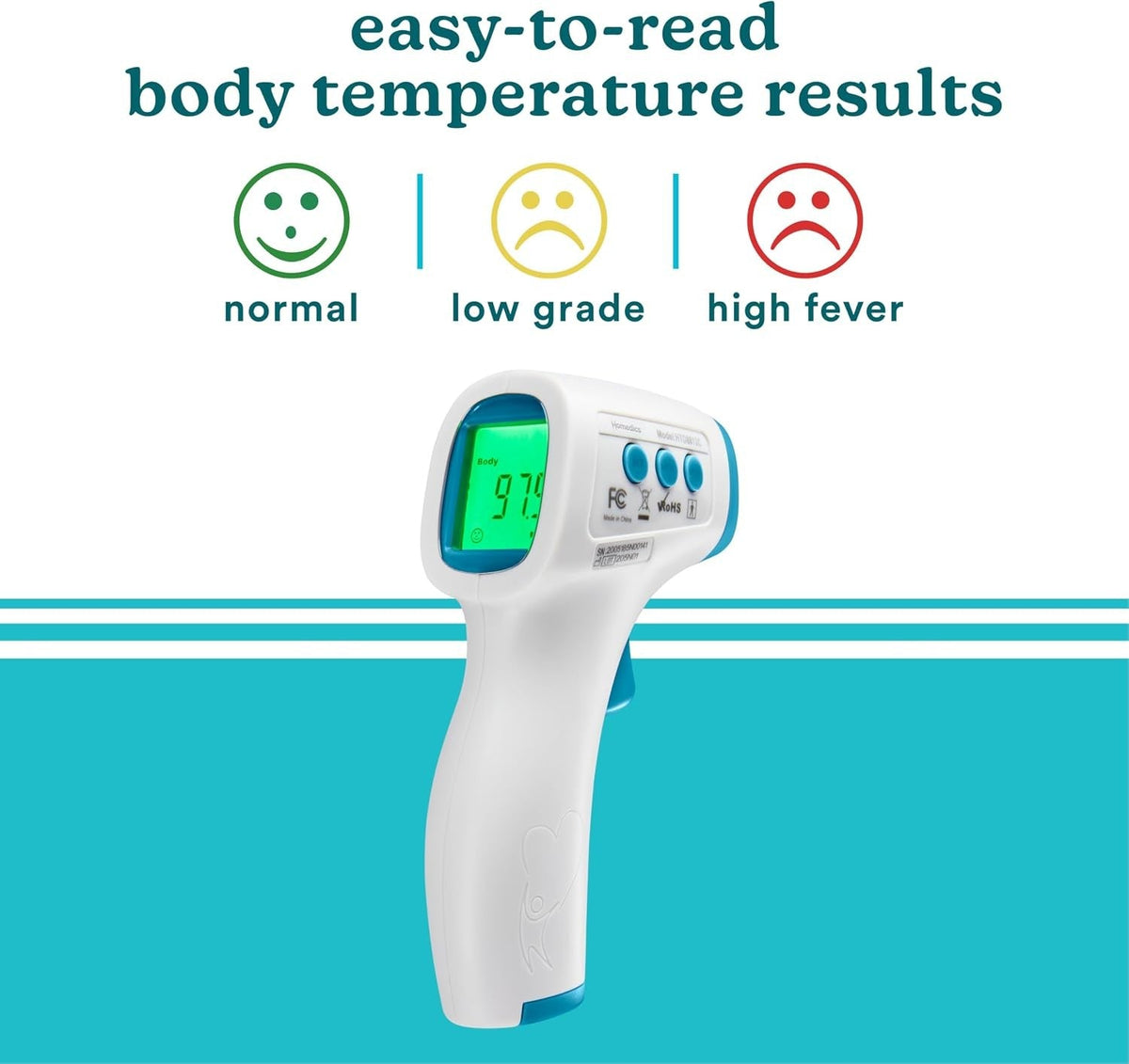 HoMedics Non-Contact Infrared Skin Surface Thermometer - TIE-240-Single - LL Medico