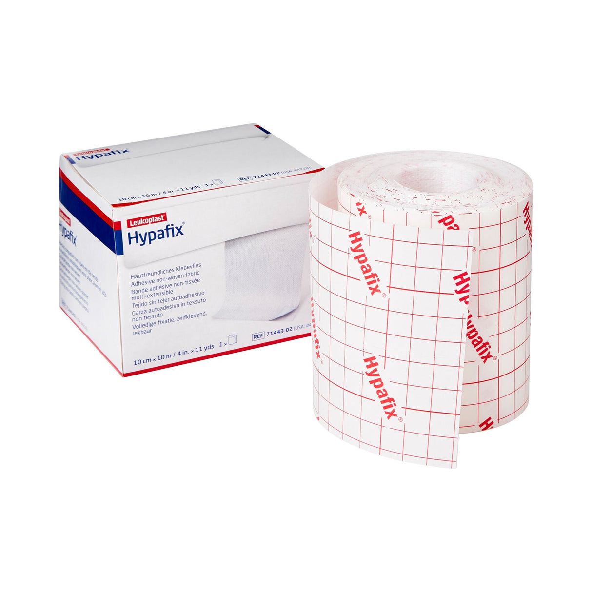 Hypafix Nonwoven Dressing Retention Tape, 4 Inch x 10 Yard, White