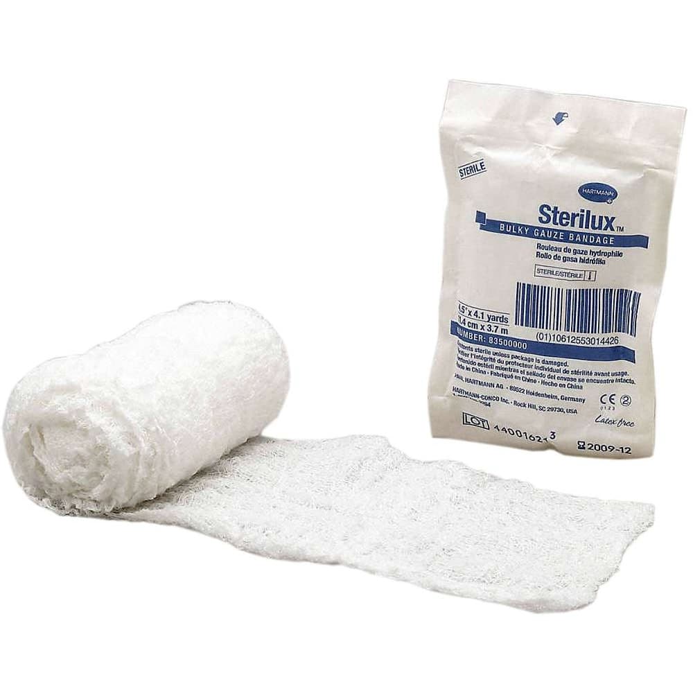 Sterilux Bulky Sterile Fluff Bandage Roll, 4-1/2 Inch x 4-1/10 Yard