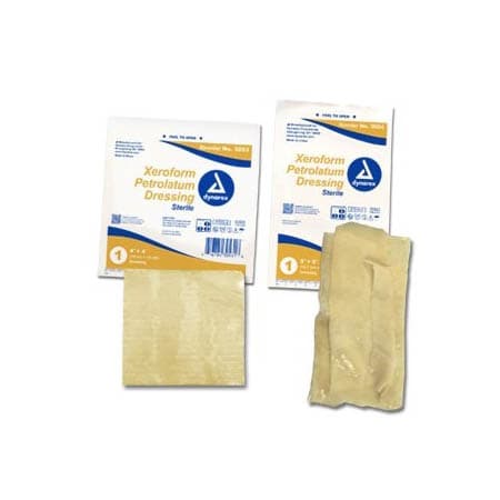 Simpurity Xeroform Petrolatum Impregnated Dressing, 4 x 4 Inch