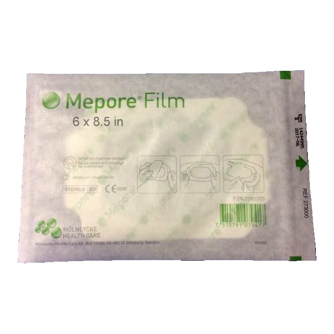 Mepore Film Transparent Film Dressing, 6 x 8.5 Inch