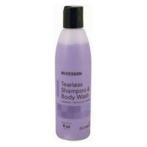 McKesson Tearless Shampoo & Body Wash, Lavender with Aloe & Vitamin E, 8 oz