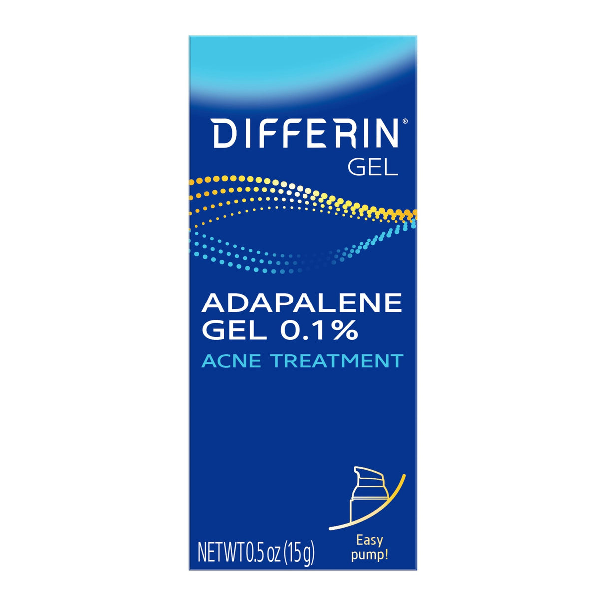Differin Adapalene Gel 0.1% Acne Treatment
