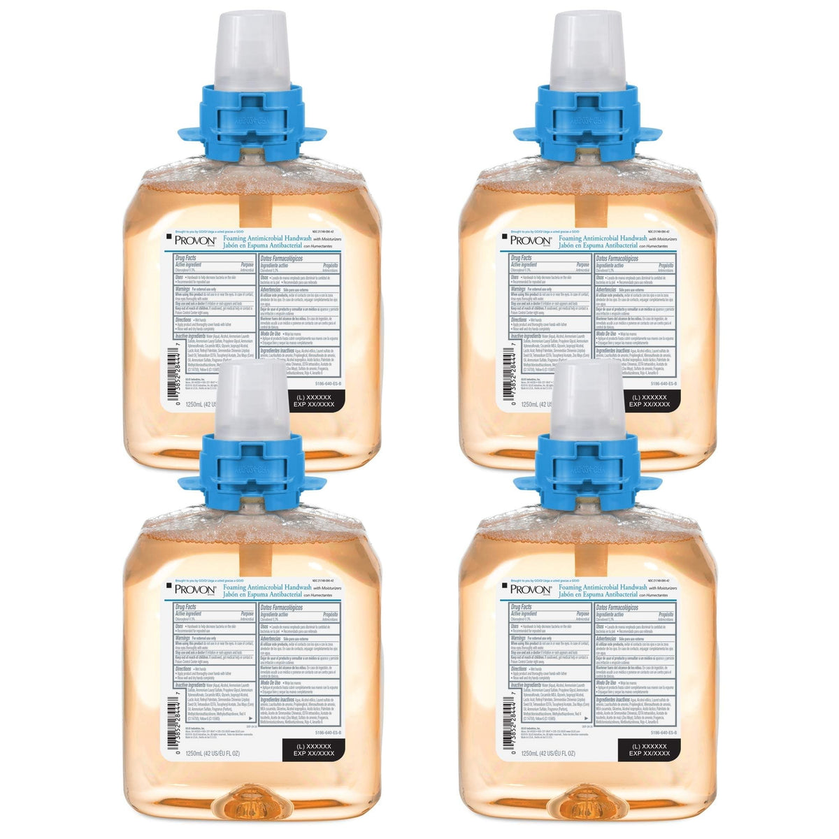 Provon Foaming Antimicrobial Handwash, Fruit Scent, 1250 mL