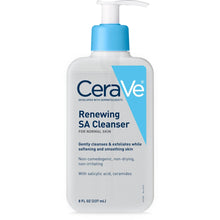 CeraVe Renewing SA Cleanser Liquid, Unscented, 8 fl oz
