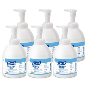 Purell Healthy Soap Antimicrobial Foam Handwash, 2% CHG, Unscented, 18 oz Bottle, Case of 6
