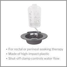 McKesson Round Sitz Bath Graphite, 2000 mL Bag