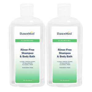 DawnMist Rinse-Free Shampoo & Body Bath, 8 fl oz