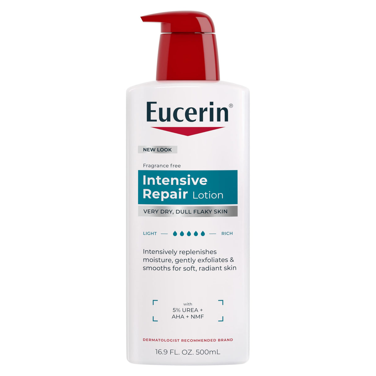 Eucerin Intensive Repair Lotion, Fragrance Free, 16.9 fl oz