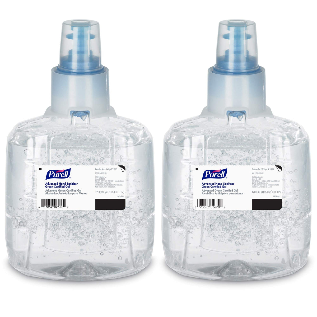 Purell Advanced Green Certified Instant Hand Sanitizer, 1,200 mL Refill Bottle