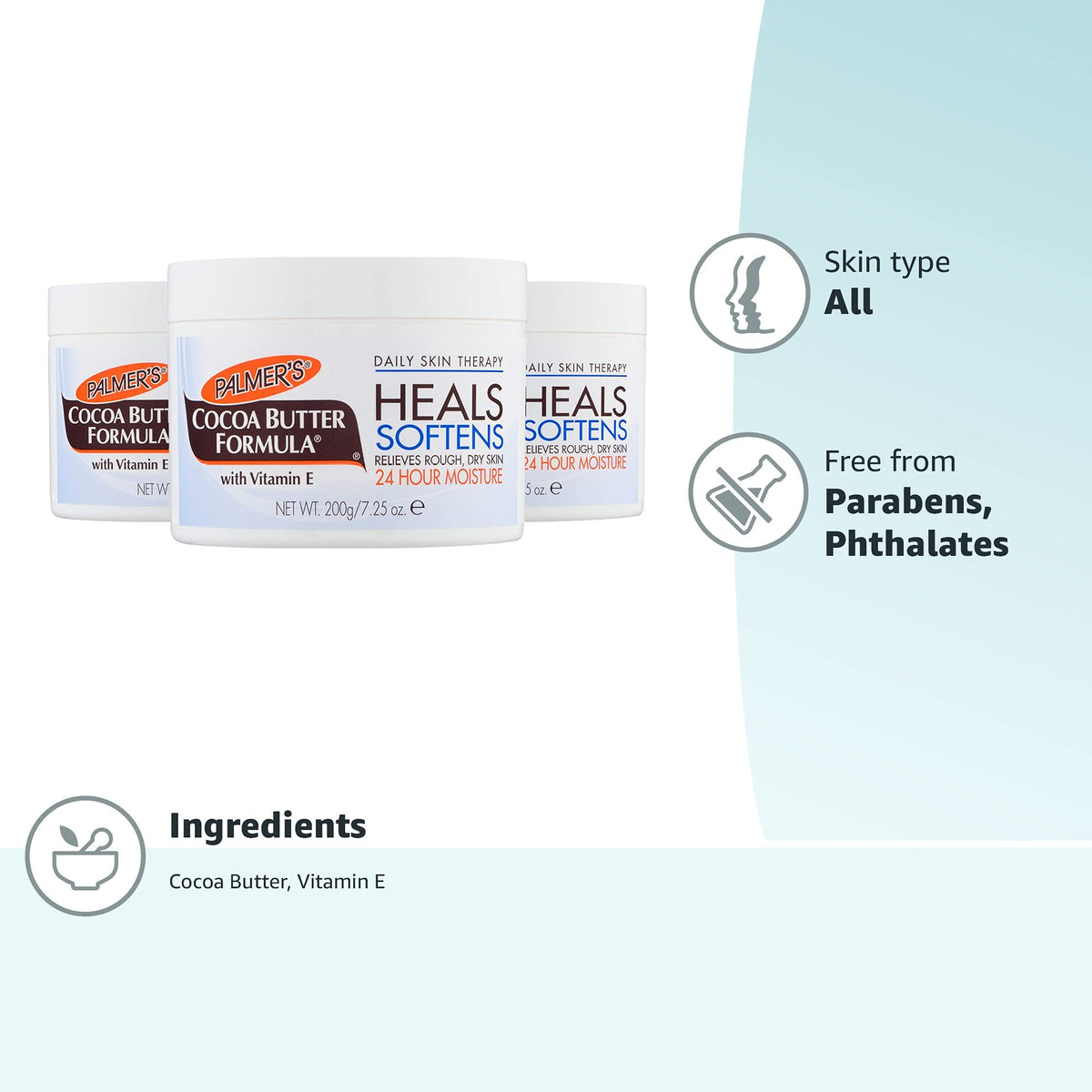 Palmer's Cocoa Butter Formula Cream with Vitamin E, 3.5 oz Jar