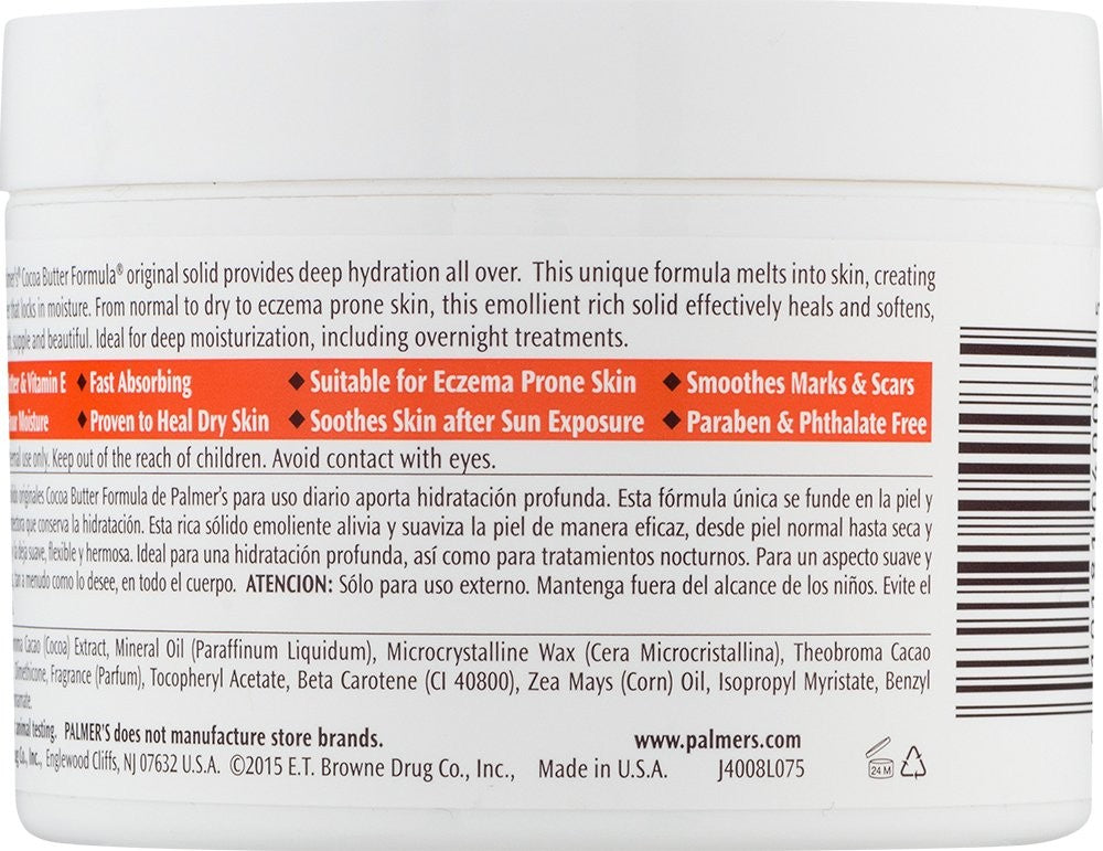 Palmer's Cocoa Butter Formula Cream with Vitamin E, 3.5 oz Jar