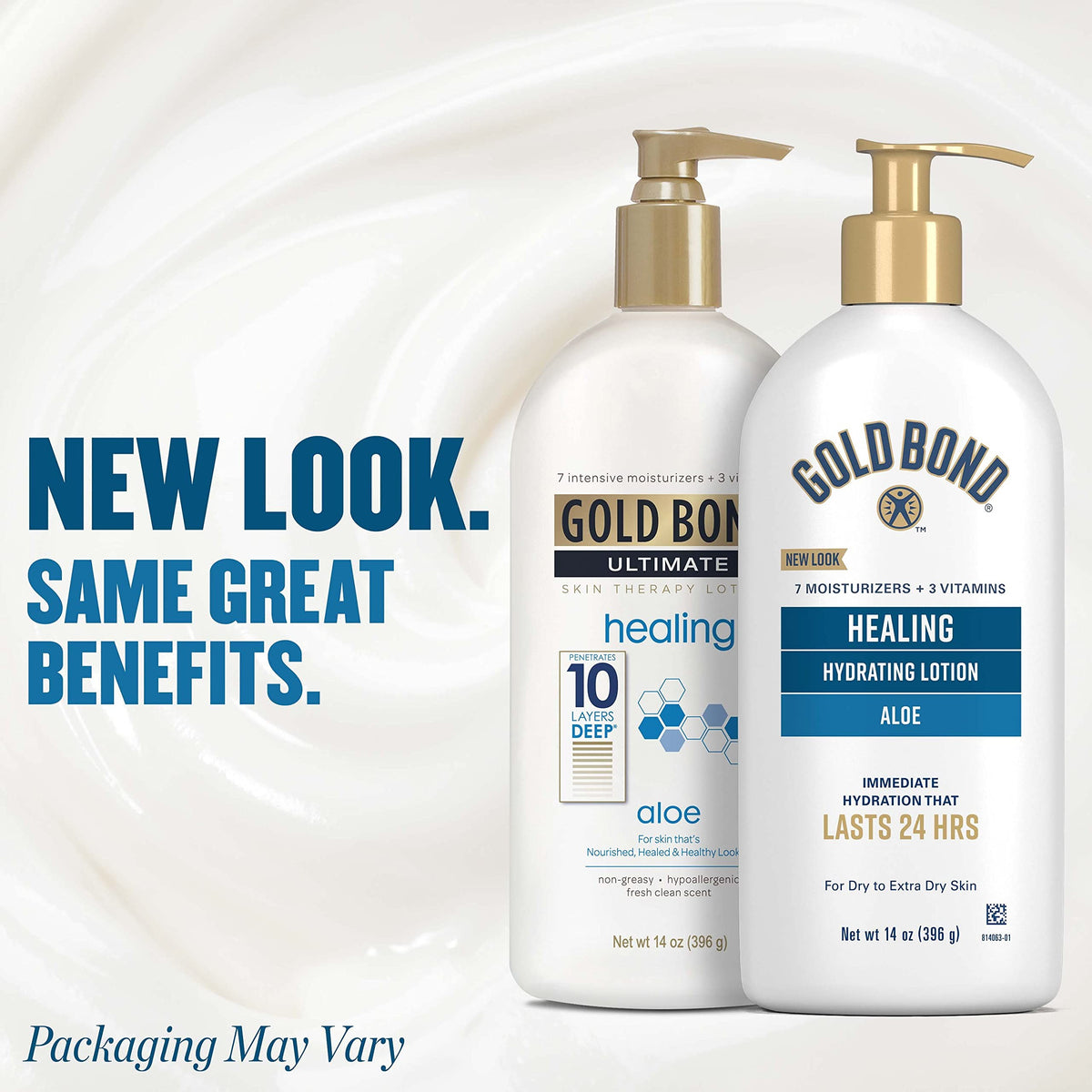 Gold Bond Healing Hydrating Lotion with Aloe, 14 oz Pump Bottle